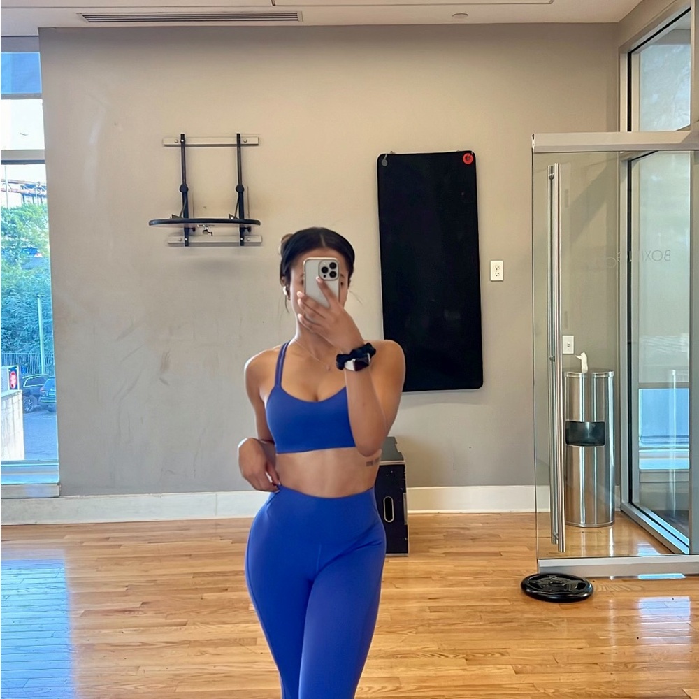 Blue Lululemon Leggings